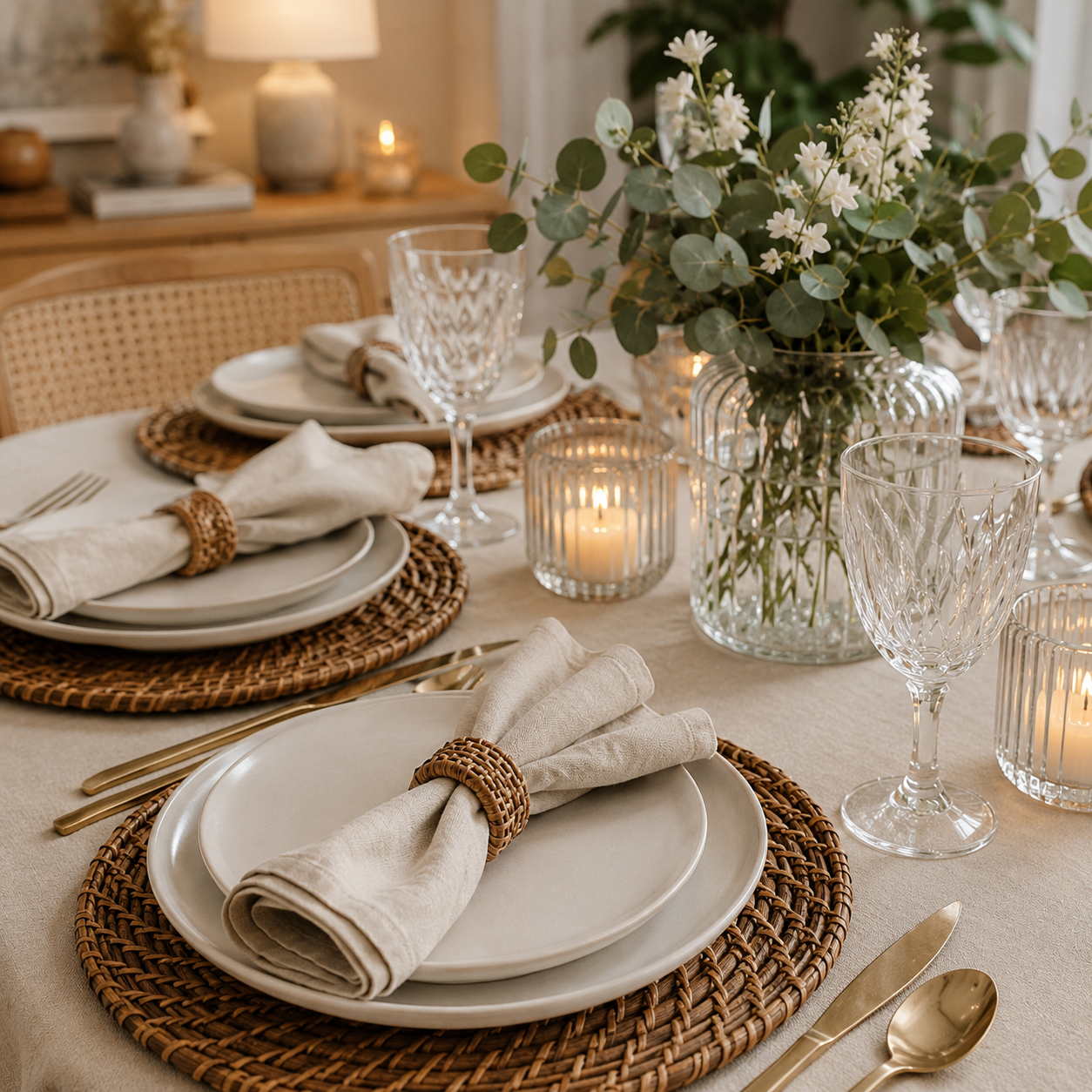 Como montar uma mesa posta elegante para o dia a dia