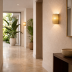 Arandela de Parede em Bambu para Sala e Quarto com Luz Decorativa | Cascais