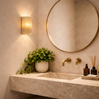 Arandela de Parede em Bambu para Sala e Quarto com Luz Decorativa | Cascais