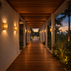 Arandela de Parede em Bambu para Sala e Quarto com Luz Decorativa | Cascais