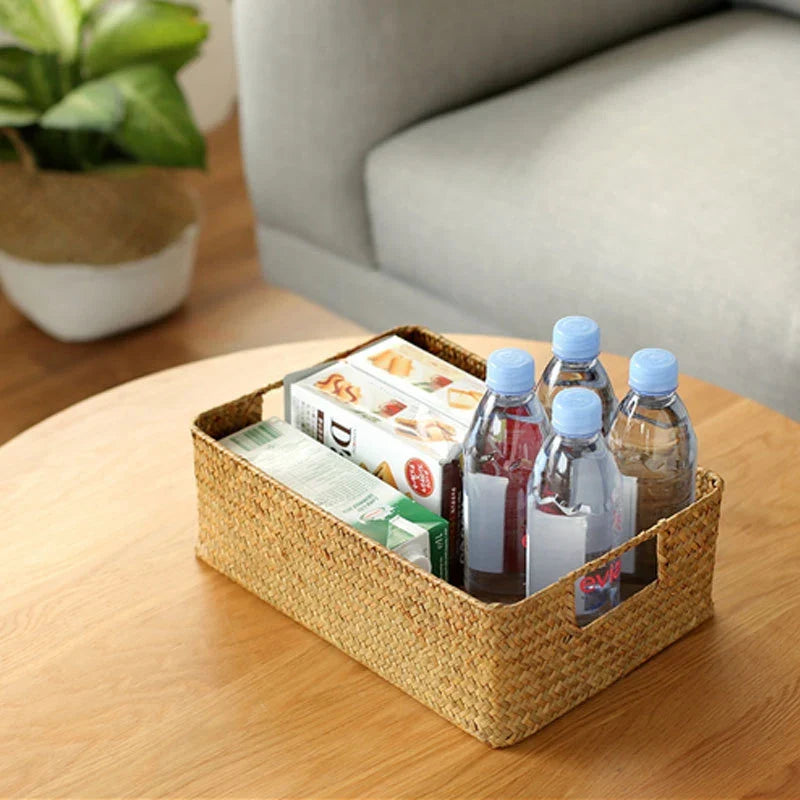Cesto Organizador Rattan para Banheiro E Casa Design Natural| Sevilla