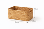 Cesto Organizador Rattan para Banheiro E Casa Design Natural| Sevilla