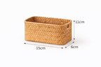 Cesto Organizador Rattan para Banheiro E Casa Design Natural| Sevilla