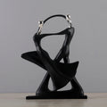 Escultura Abstrata Decorativa de Casal em Resina | Essenza