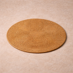 Jogo Americano Redondo e Oval de Mesa Rattan para Mesa Posta|Toscana