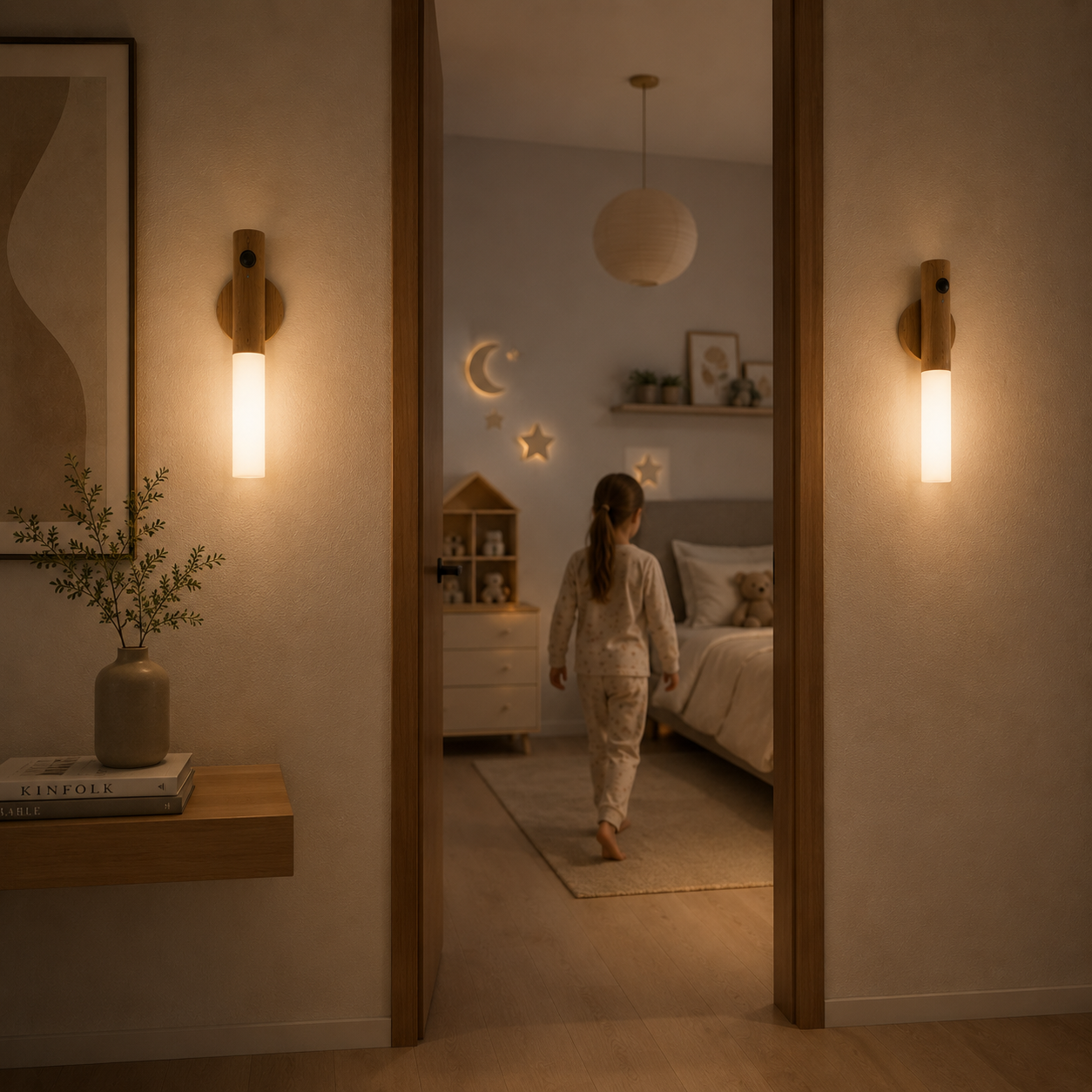 Luminária LED Recarregável com Sensor de Movimento | Viena