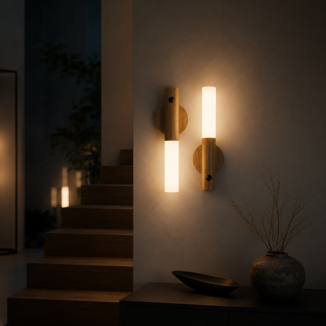 Luminária LED Recarregável com Sensor de Movimento | Viena