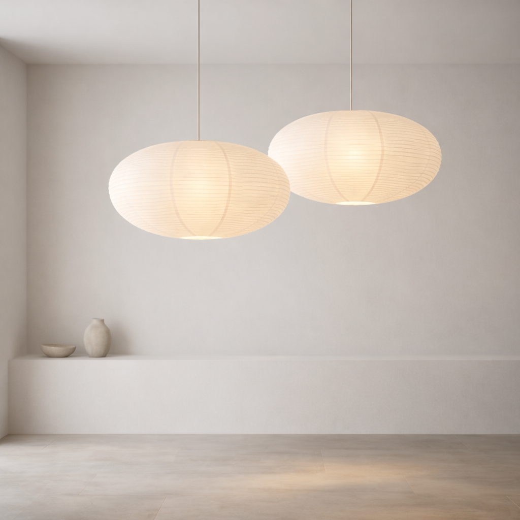 Luminária Pendente Japonesa para Teto 2 Unidades | Ayoma