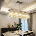 Lustre de Cristal LED para Sala de Jantar Moderno | Élysée
