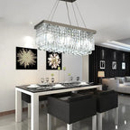 Lustre de Cristal LED para Sala de Jantar Moderno | Élysée