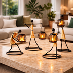 Porta Vela Decorativo em Escultura para Sala e Quarto com Design Artístico |