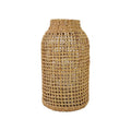Vaso Decorativo de Vidro com Fibra Natural | Kyoto