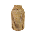 Vaso Decorativo de Vidro com Fibra Natural | Kyoto