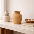 Vaso Decorativo de Vime para Mesa e Sala com Design Artesanal | Positano