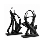 Escultura Abstrata Decorativa de Casal em Resina | Essenza 1