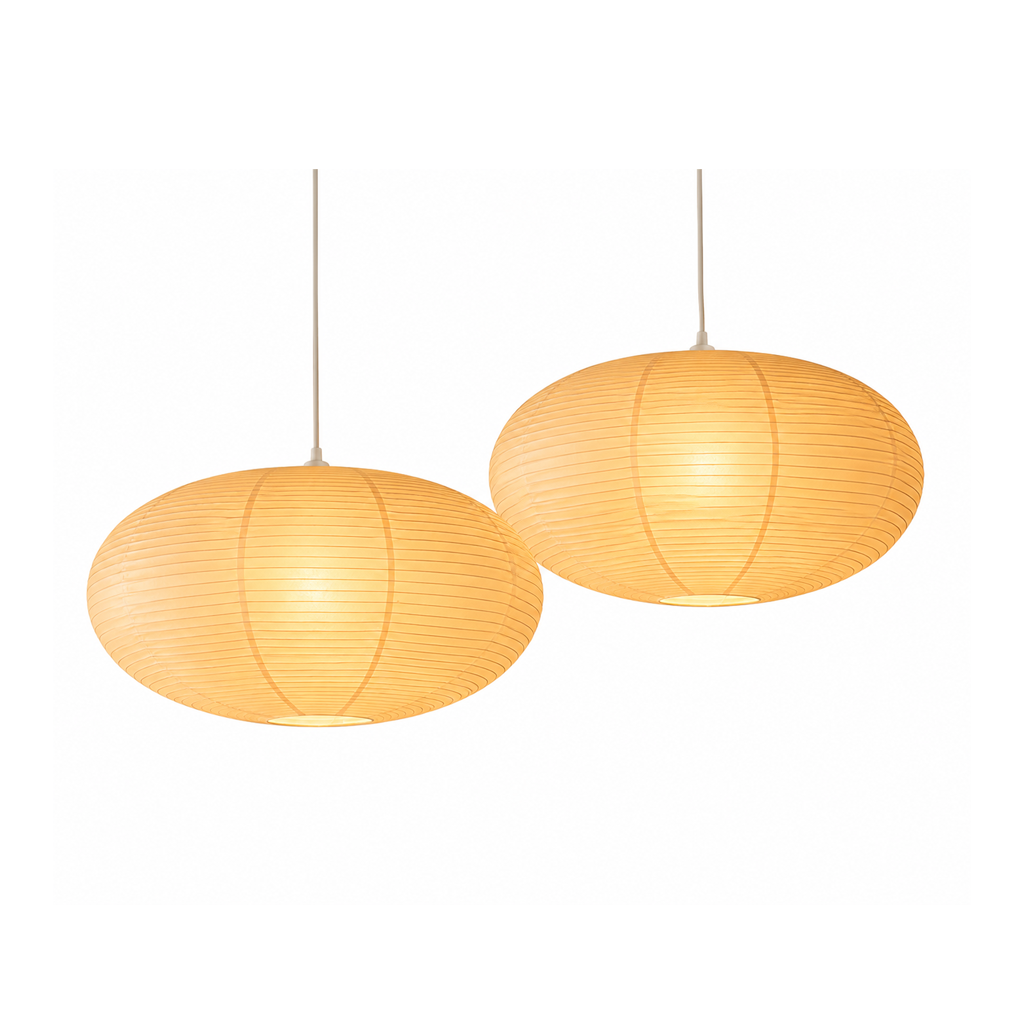 Luminária Pendente Japonesa para Teto 2 Unidades | Ayoma 1