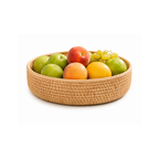 Cesto de Rattan Redondo para Organizar Cozinha e Sala | Bellagio 1