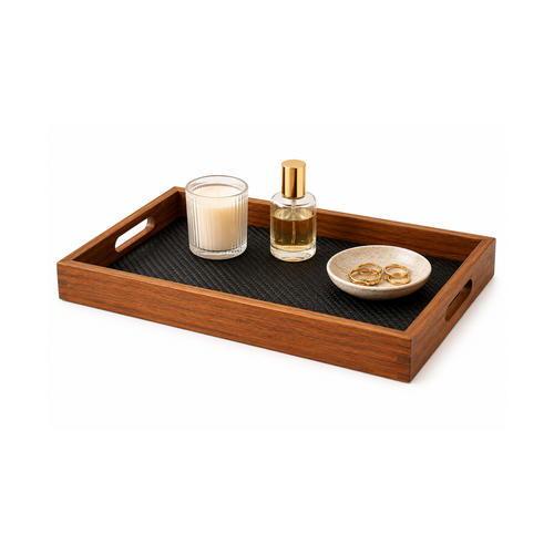 Bandeja de Madeira Decorativa para Servir e Organizar | Cannes 1