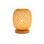 Abajur de Mesa em Bambu para Quarto e Sala com Luz Aconchegante | Tulum 1