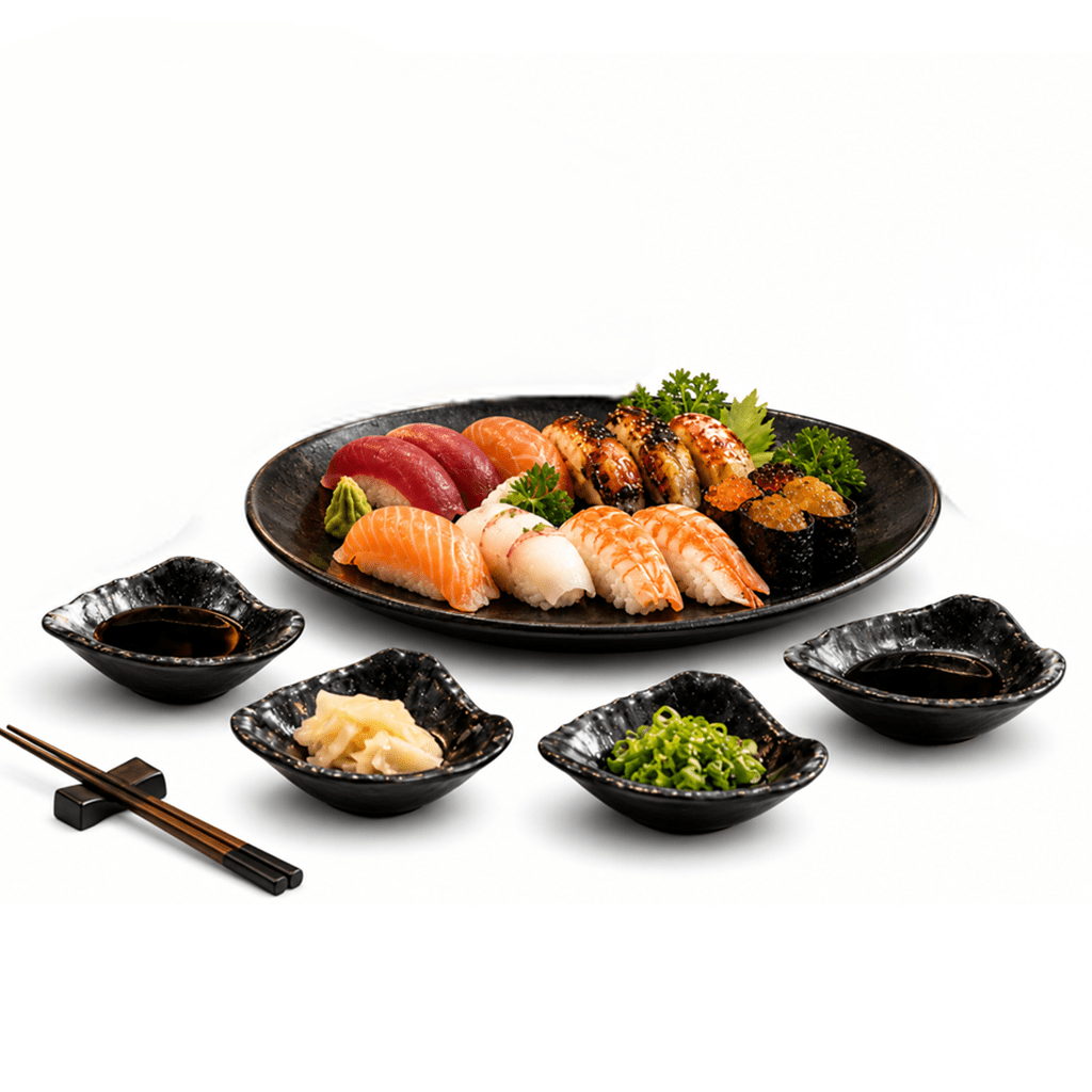 Petisqueira Japonesa de Cerâmica Kit 6 Unidades